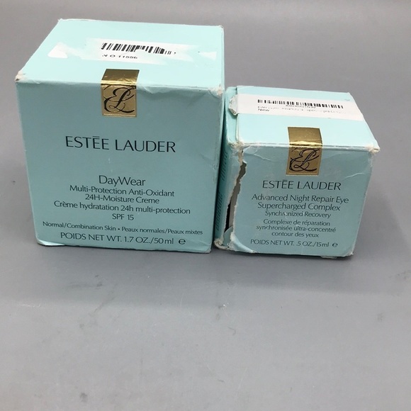 Estee Lauder Night repair Eye Cream and Daywear Cream Full Size New in Box - Picture 1 of 7